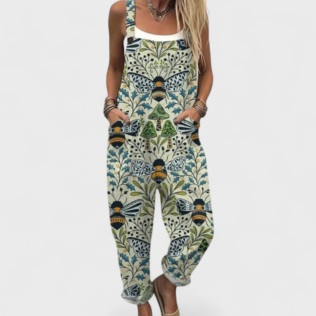 Marina™ | Handgefertigter Damen-Overall mit Hosenträgern