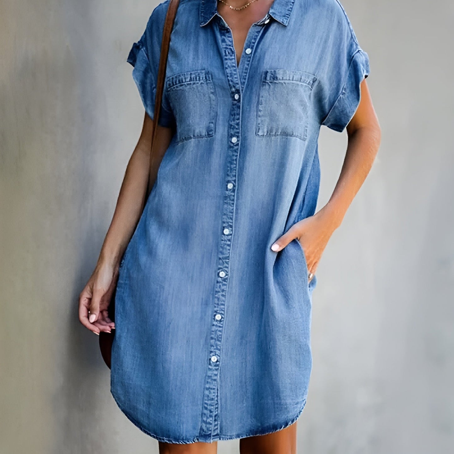 Maria™ | Robe Chemise Décontractée mit Boutons