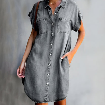 Maria™ | Robe Chemise Décontractée mit Boutons