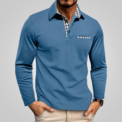 Nicola™ | Hochwertiges Langarm-Poloshirt