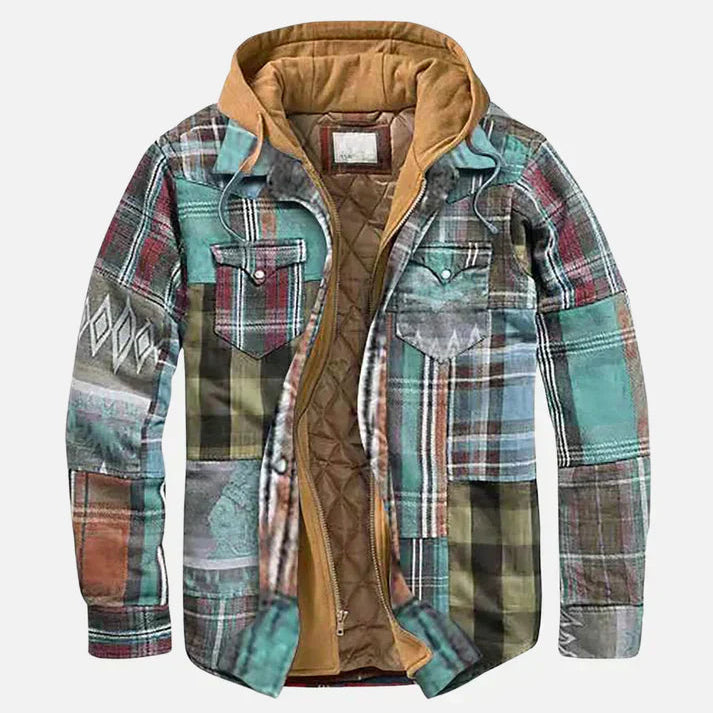 Patrick™ – Karierte Patchworkjacke