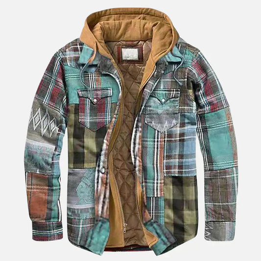 Patrick™ – Karierte Patchworkjacke