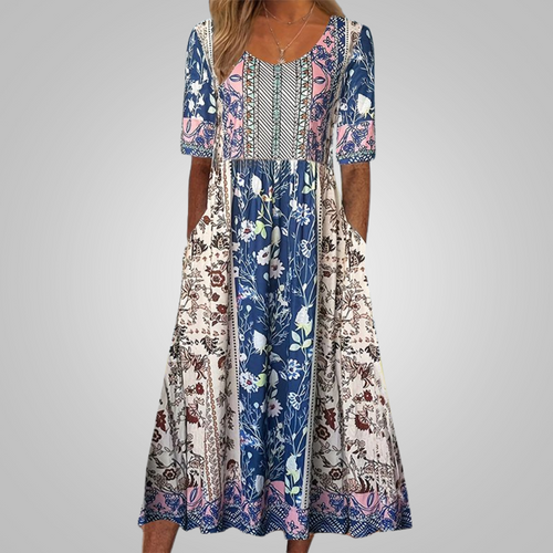 Clara™ - Elegantes Kleid mit Bohème-Muster
