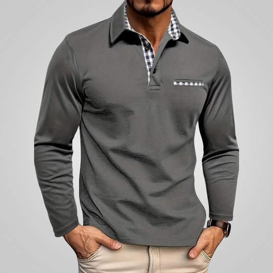 Nicola™ | Hochwertiges Langarm-Poloshirt