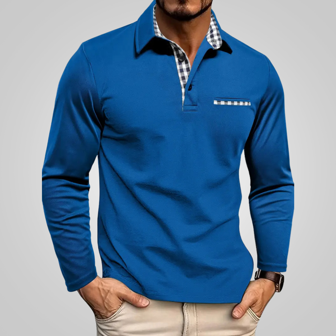 Nicola™ | Hochwertiges Langarm-Poloshirt