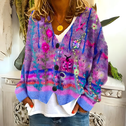 Claudia™ | Warme und stylische Strickjacke
