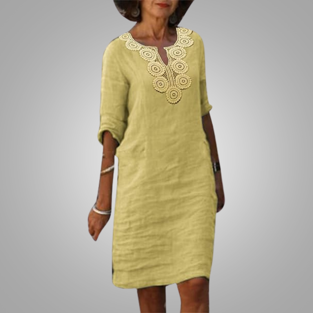 Karla™ – Elegantes Abendkleid mit V-Ausschnitt