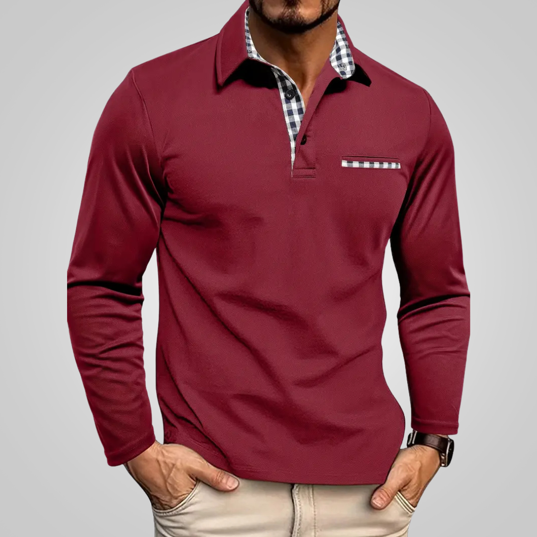 Nicola™ | Hochwertiges Langarm-Poloshirt