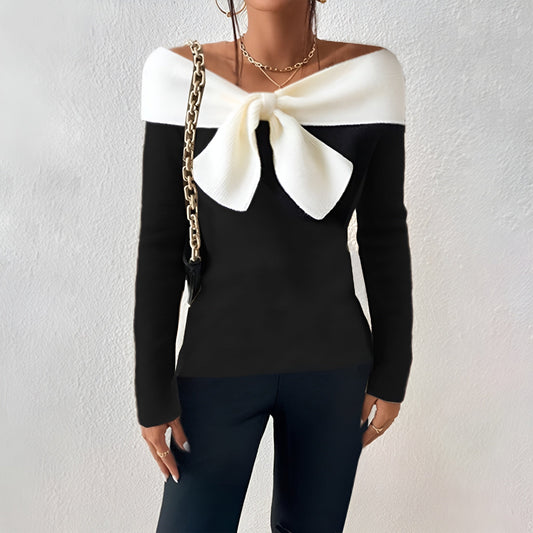Ariana™ - Eleganter Off-Shoulder-Pullover