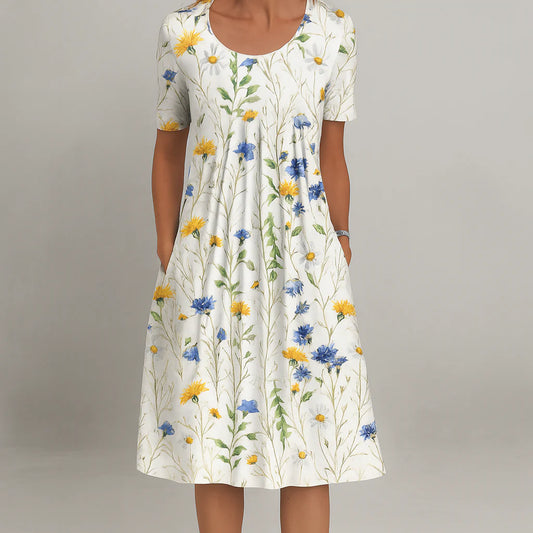 Belina™ - Elegantes Kleid mit floralem Muster