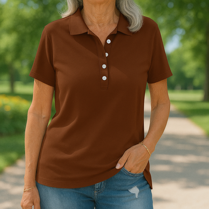 Juliette™ | Bequemes Sommer-Poloshirt