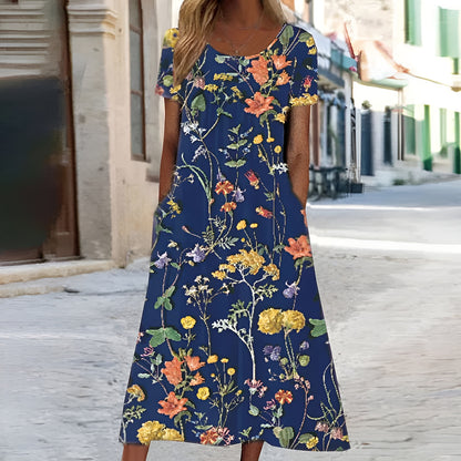 Anouk™ – Blumengewand mit Schutz am Bauch