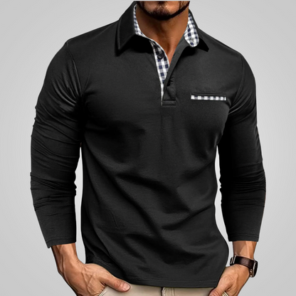 Nicola™ | Hochwertiges Langarm-Poloshirt