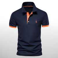 Orange-Marineblau