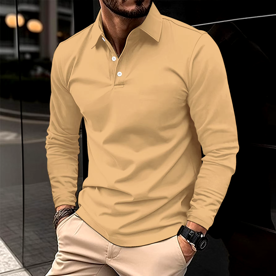 Martin™ | Lässiges Langarm-Polo