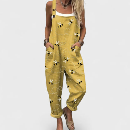 Marina™ | Handgefertigter Damen-Overall mit Hosenträgern