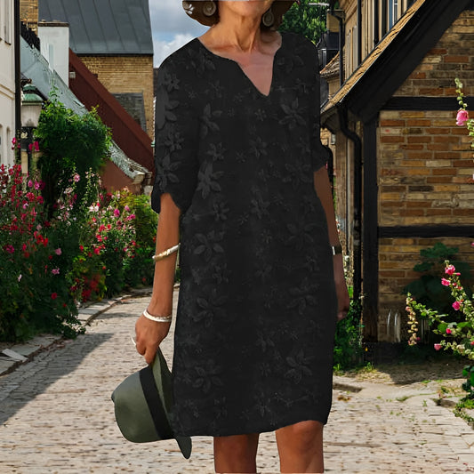 Isabel™ | Robe elegant à col und V