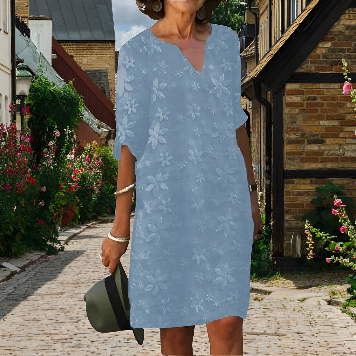Isabel™ | Robe elegant à col und V